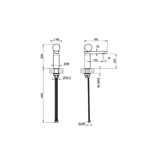 Смеситель для раковины Gessi Perle 74602 низкий с вентилем из муранского стекла Pulegoso без донного клапана ФОТО