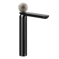 Смеситель для раковины Gessi Perle 74604 высокий без донного клапана с ручкой из муранского стекла Pulegoso схема 3 Смеситель для раковины Gessi Perle 74604 высокий без донного клапана с ручкой из муранского стекла Pulegoso схема 3