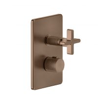 Термостатический смеситель Gessi Inciso 58232 для ванны и душа на 1 источник схема 11