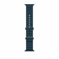 Ремешок Apple Watch Ultra 49mm Blue Ocean Band - Natural Titanium Finish оригинал