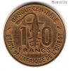 Западная Африка 10 франков 1974