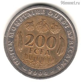 Западная Африка 200 франков 2004
