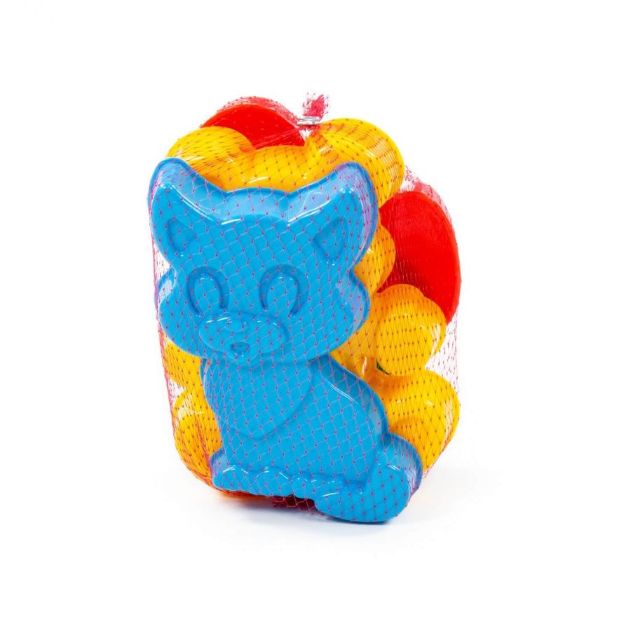 Формочки (белочка + пёсик + котёнок + медведь)