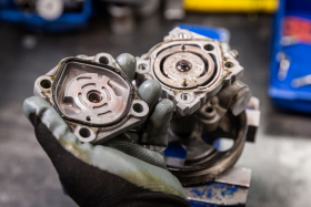 Инспекция Прокладки Насоса Гур К Блоку Двигателя на Автомобиле Варшавское шоссе 170Бс7