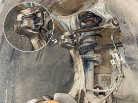 Замена Поворотного Рычага Кулака Связанного С Тягой на Автомобиле Варшавское шоссе 170Бс7