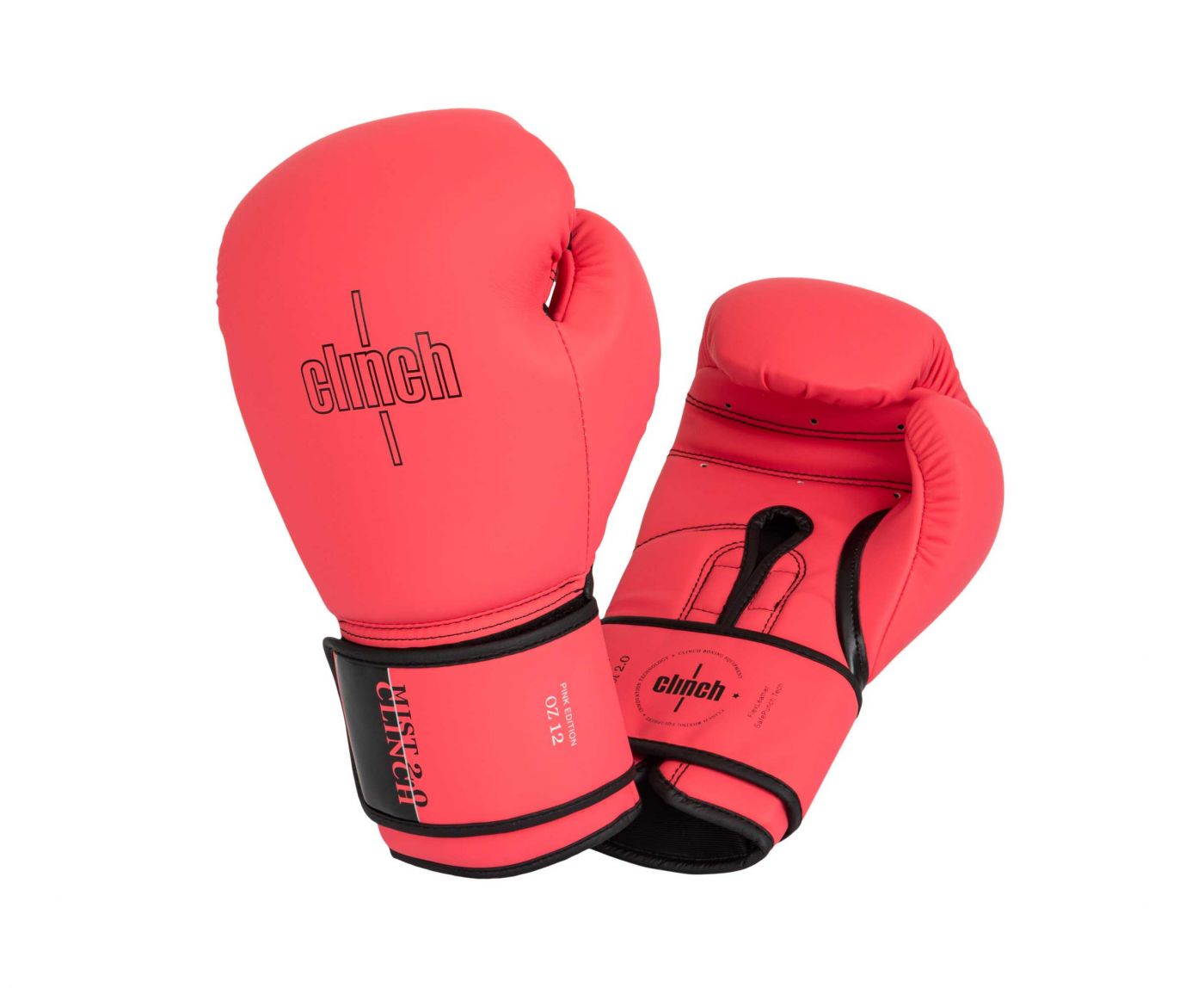 Перчатки боксерские Clinch Mist 2.0 розовые, 10 унц., артикул C183