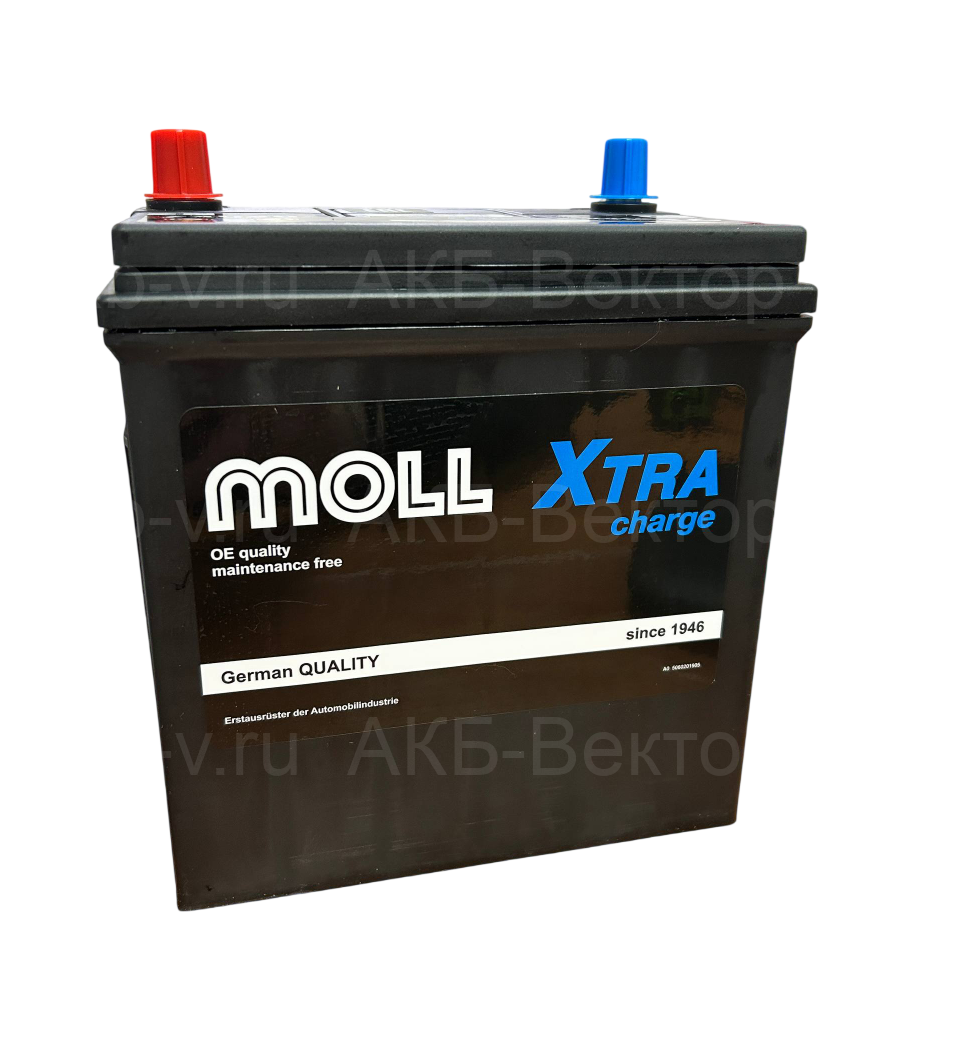 АКБ MOLL XTRA CHARGE 74040 B20L  40Ач 350А