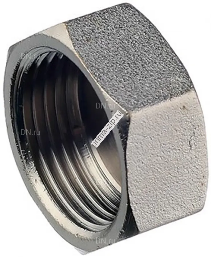 Заглушка муфтовая Ду20 Ру100 с резьбой  G 3/4” под ключ №27.