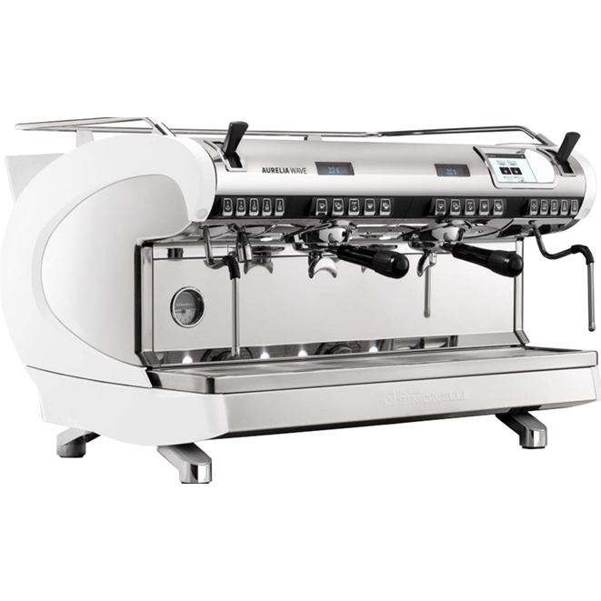 Кофемашина автоматическая Nuova Simonelli Aurelia WAVE T3 2 Gr 380V pearl white