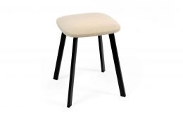 Табурет КРАФТ, велюр Ultra Sand (бежевый), металл черный (4шт)