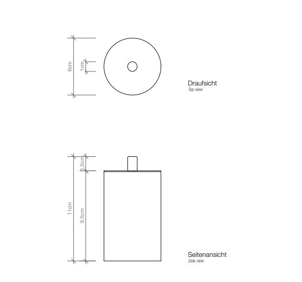 Бокс для ванной комнаты Decor Walther Tube 05424 ФОТО