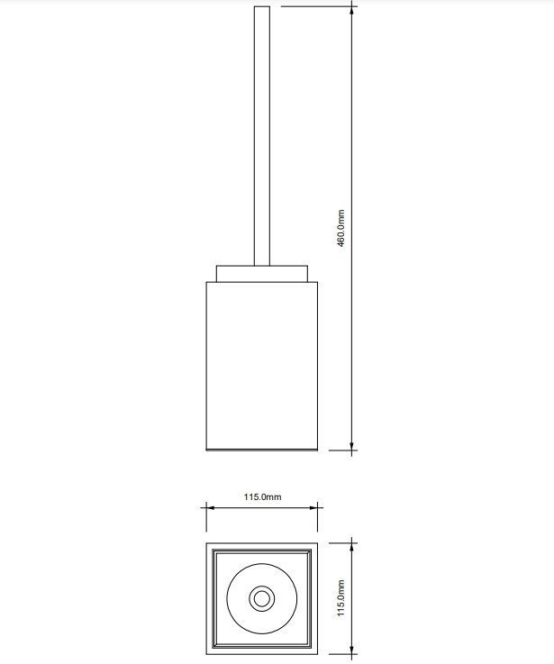 Ершик для унитаза Decor Walther Brownie 09407 ФОТО