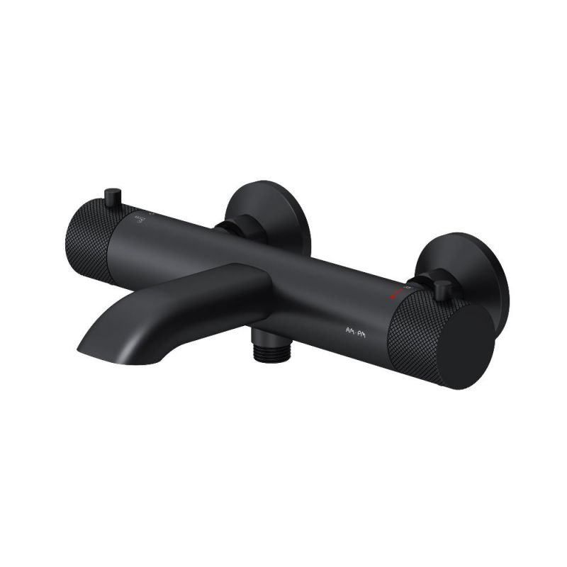 Смеситель для ванны и душа с термостатом AM.PM Libre черный, F6050022