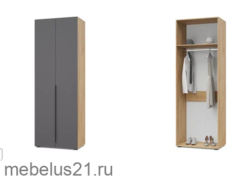 Шкаф 2-х дверный Харди Х21