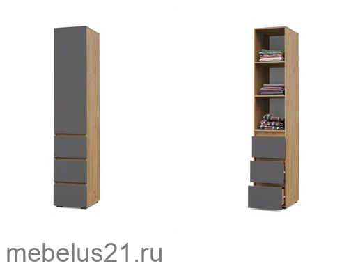 Шкаф пенал Тифани Т13