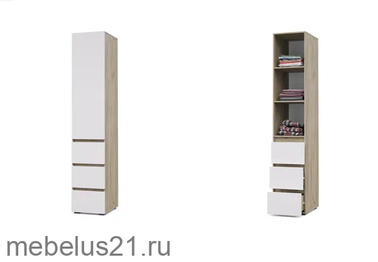 Шкаф пенал Тифани Т13