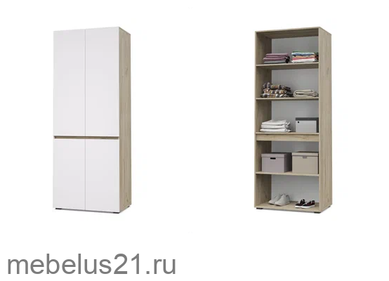 Шкаф 2-х дверный Тифани Т22