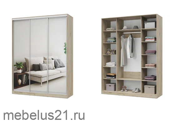Шкаф купе с зеркалами 180 Роланд