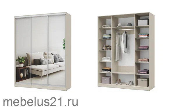 Шкаф купе с зеркалами 180 Роланд