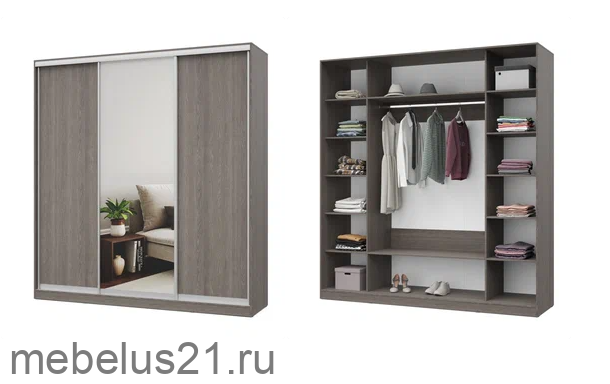 Шкаф купе с зеркалом 220 Роланд