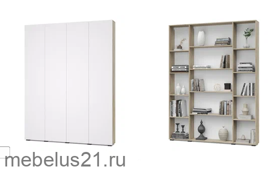 Шкаф 4-х дверный И41