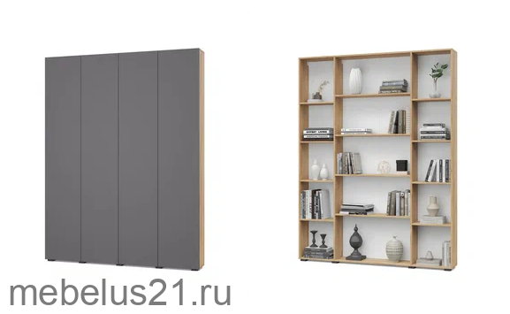 Шкаф 4-х дверный И41