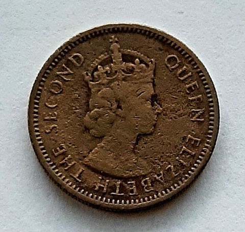 5 центов 1955 Карибы Великобритания Елизавета II