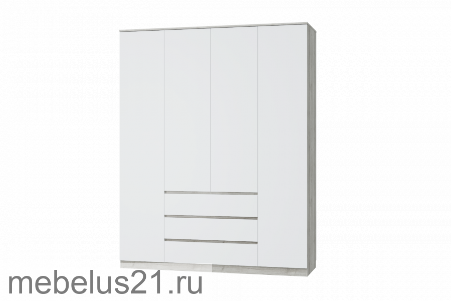 Шкаф 4-х дверный Лори