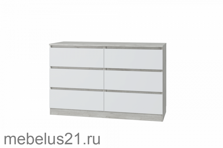 Комод 6 ящиков Лори