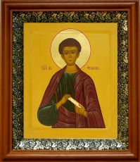 Икона Филипп, апостол в киоте с басмой Виноградная Лоза (UV-печать)(31029)