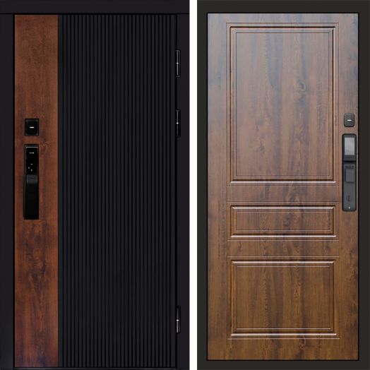 Входная дверь ВДК Престиж с электронным замком - Классика Дуб