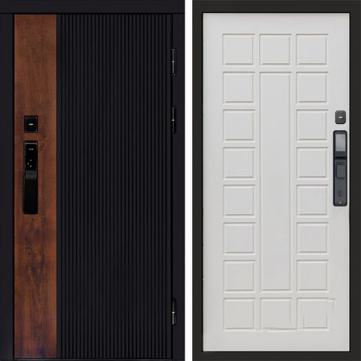 Входная дверь ВДК Престиж с электронным замком - Престиж Бежевый матовый