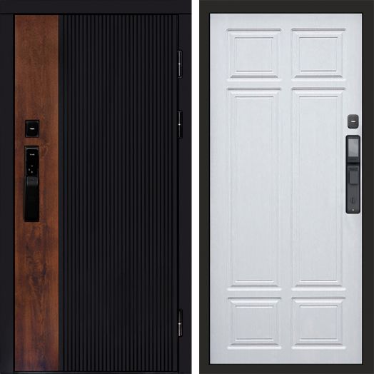 Входная дверь ВДК Престиж с электронным замком - Лиственница премиум