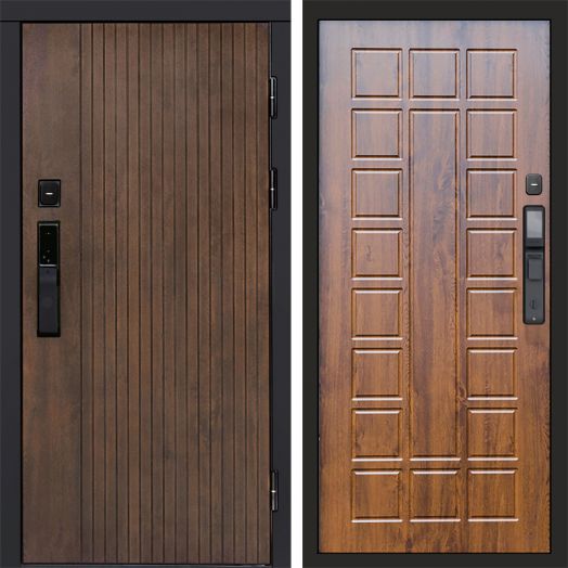 Входная дверь ВДК Твист Ультра с электронным замком - Престиж Дуб