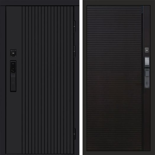 Входная дверь ВДК Твист Блэк с электронным замком - Porte black
