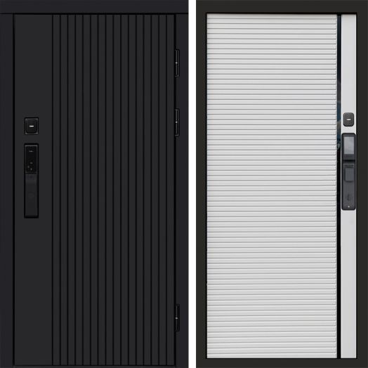 Входная дверь ВДК Твист Блэк с электронным замком - Porte white