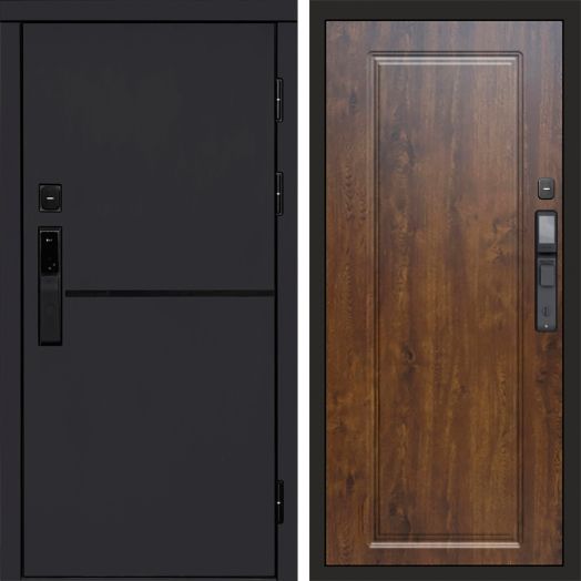 Входная дверь ВДК Тренд Блэк с электронным замком - Гранд Дуб