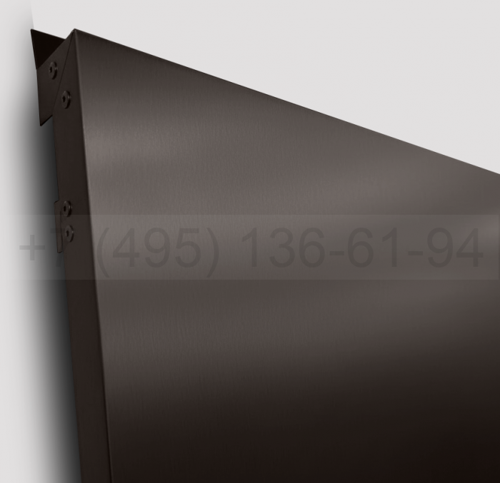 Кассеты фасадные облицовочные из AISI нитрид титана цвет Чёрный