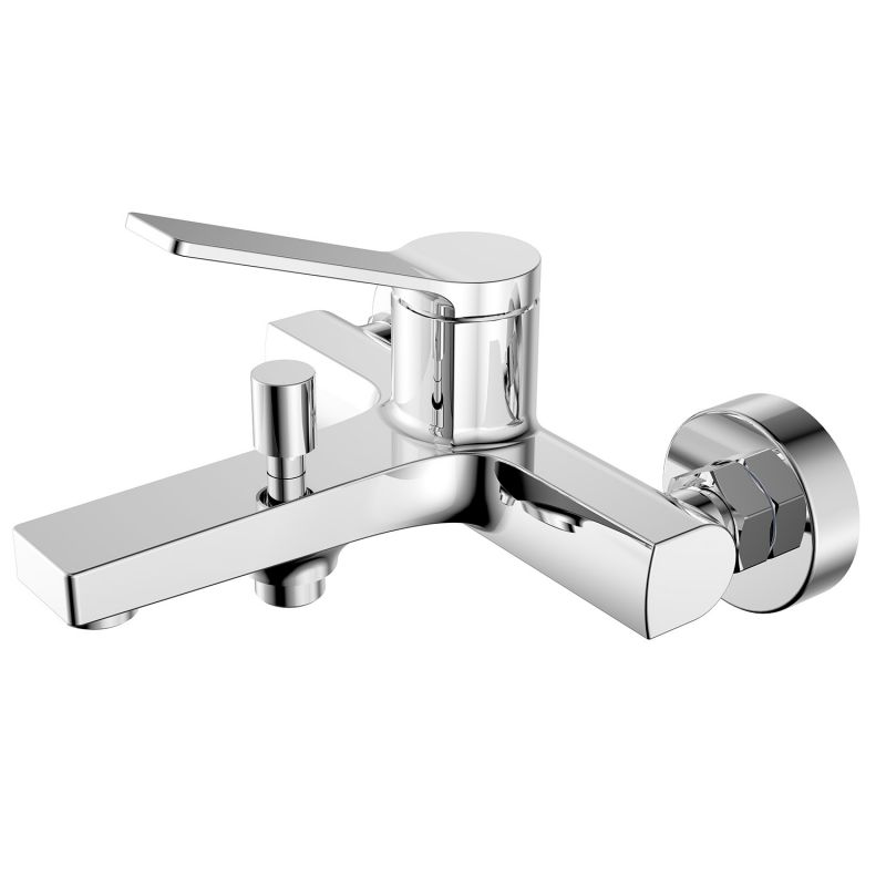 Смеситель для ванны и душа Azario VISE с ручным душем, хром AZ-VSA238330C