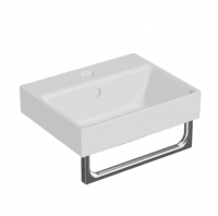 Раковина GSI Nubes 9684 подвесная, накладная или встраиваемая 40х32 см схема 1