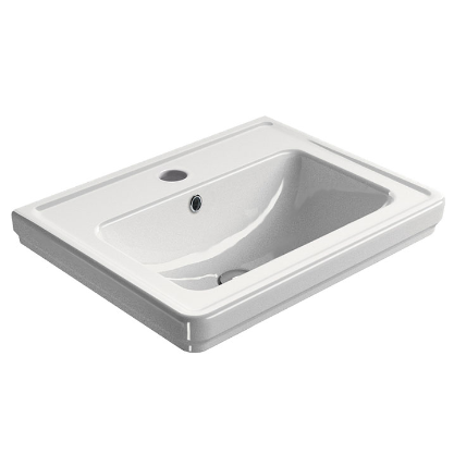 Изображение Раковина GSI Classic 8731 подвесная или с установкой на колонне 60x46 см