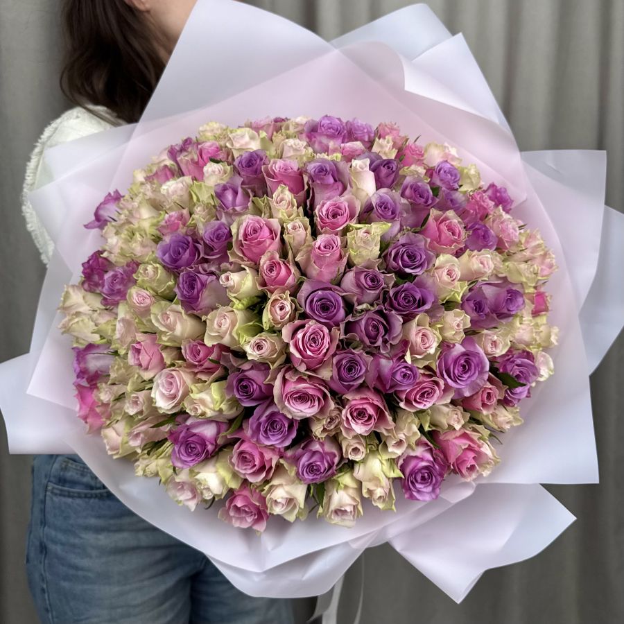 151 Роза, нежный микс