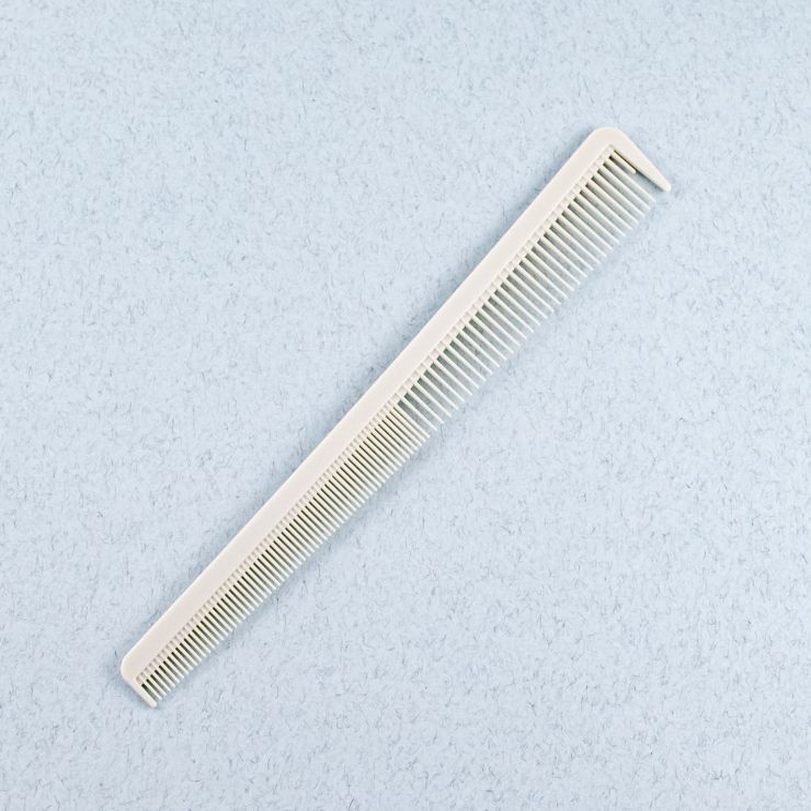 Расчёска рабочая Y.S/PUOK конусная  [белая | 20см | RR-POM20-WH]