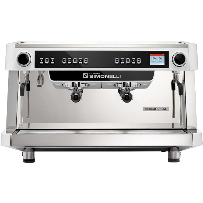Кофемашина автоматическая Nuova Aurelia MP 2Gr 220V white+high groups+Autopurge+E-milk technology