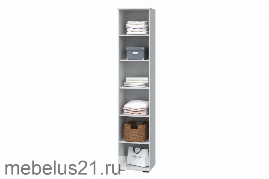 Шкаф 1 дв. для платья и белья Кашемир