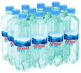 Вода Архыз газ 0,5 литра пет. (1 уп./12 бут.)