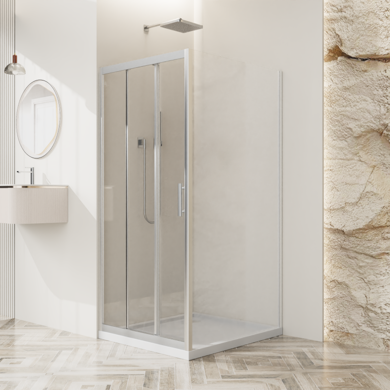 Душевой уголок BelBagno UNO-195-AHF-31-80/70-C-Cr