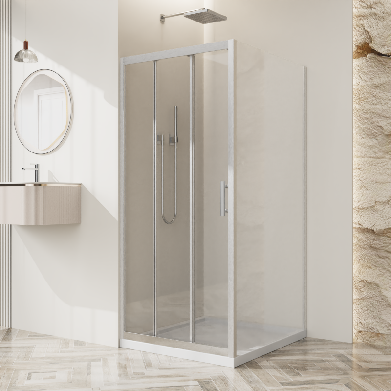 Душевой уголок BelBagno UNO-195-AHF-31-100/90-C-IN