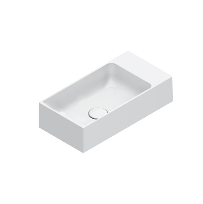 Изображение Раковина 50x25 Catalano PREMIUM без отв. под смеситель покрытие Cataglaze+ цвет белый глянцевый 220520001