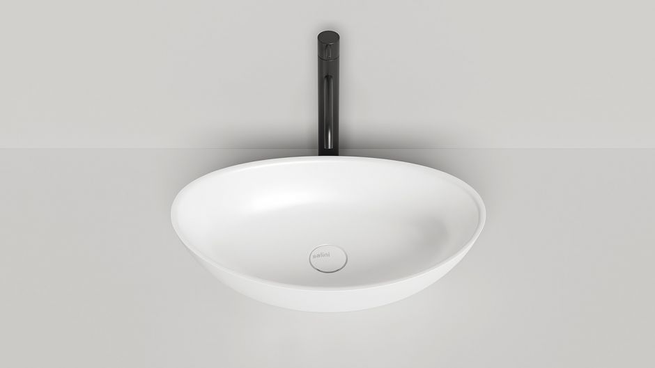 Белая овальная раковина Salini Noemi 56x34 1101103G ФОТО